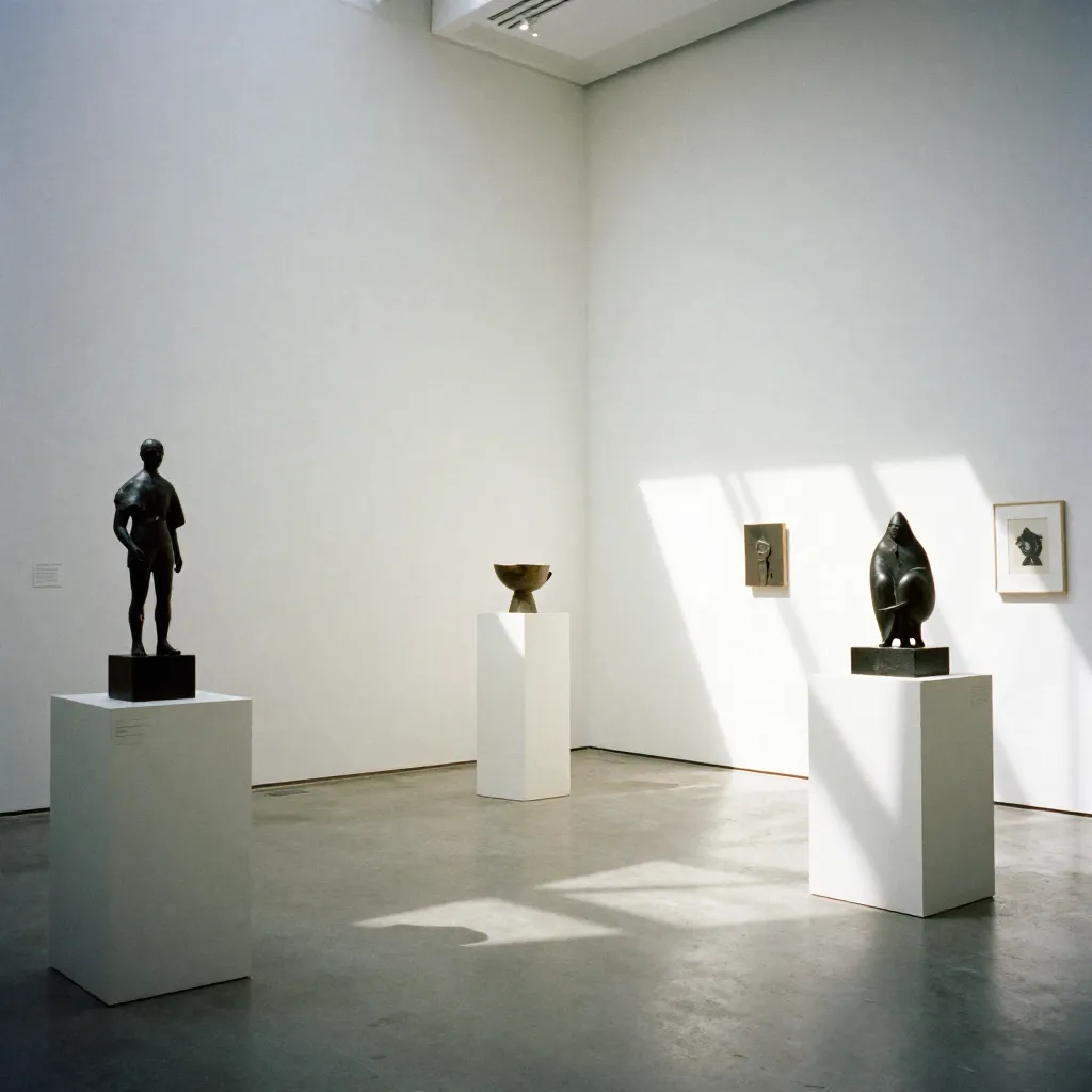 Artwork on gallery wall